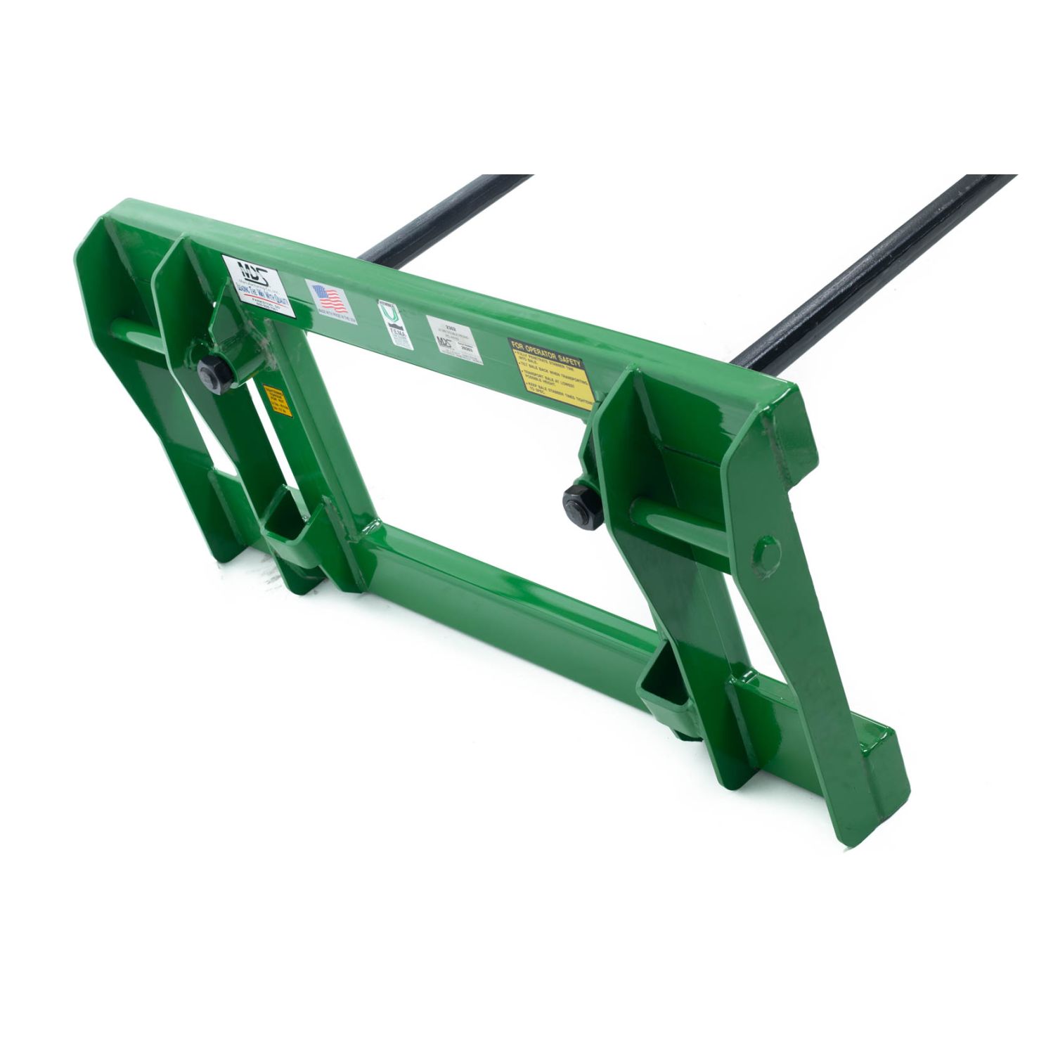 MDS 2302 Double Tine Round Bale Hay Spear fits John Deere
