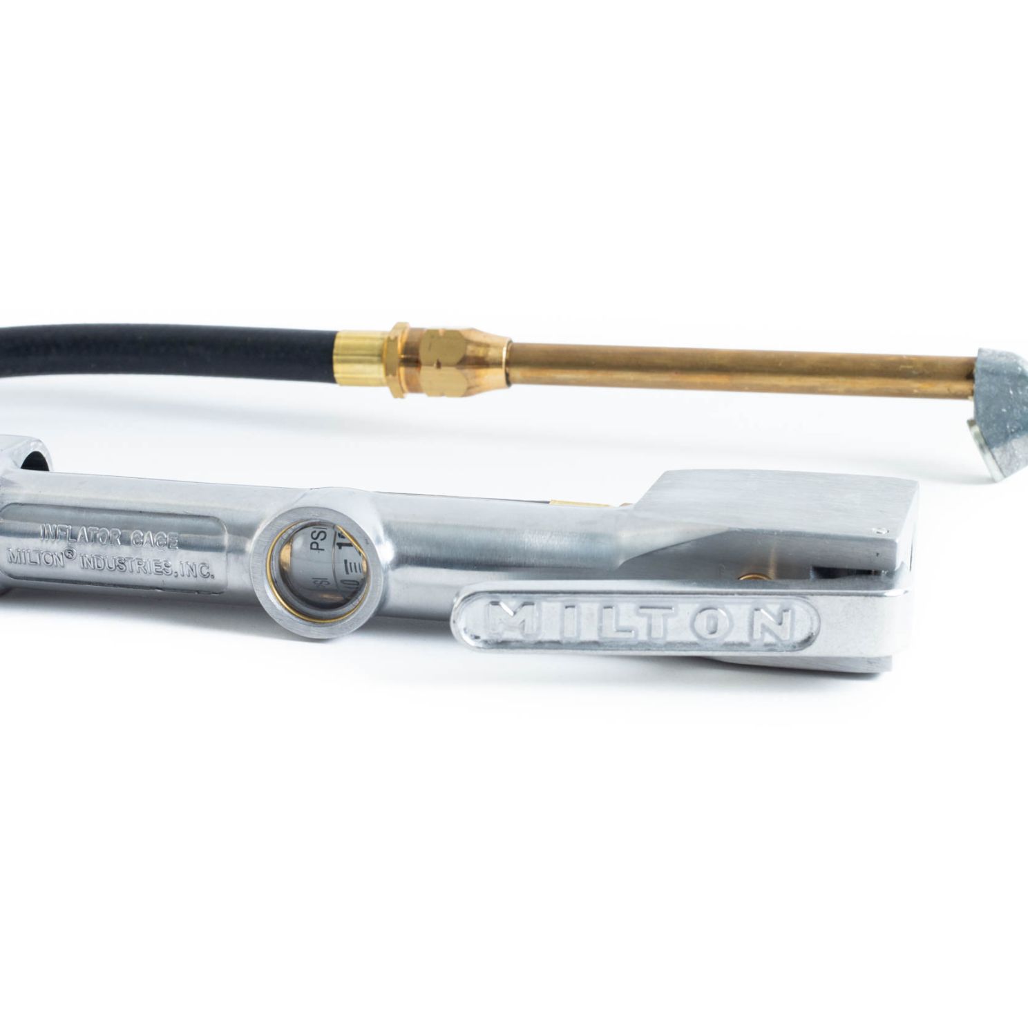 Milton S506 Dual Head Inflator Guage with 12" Hose
