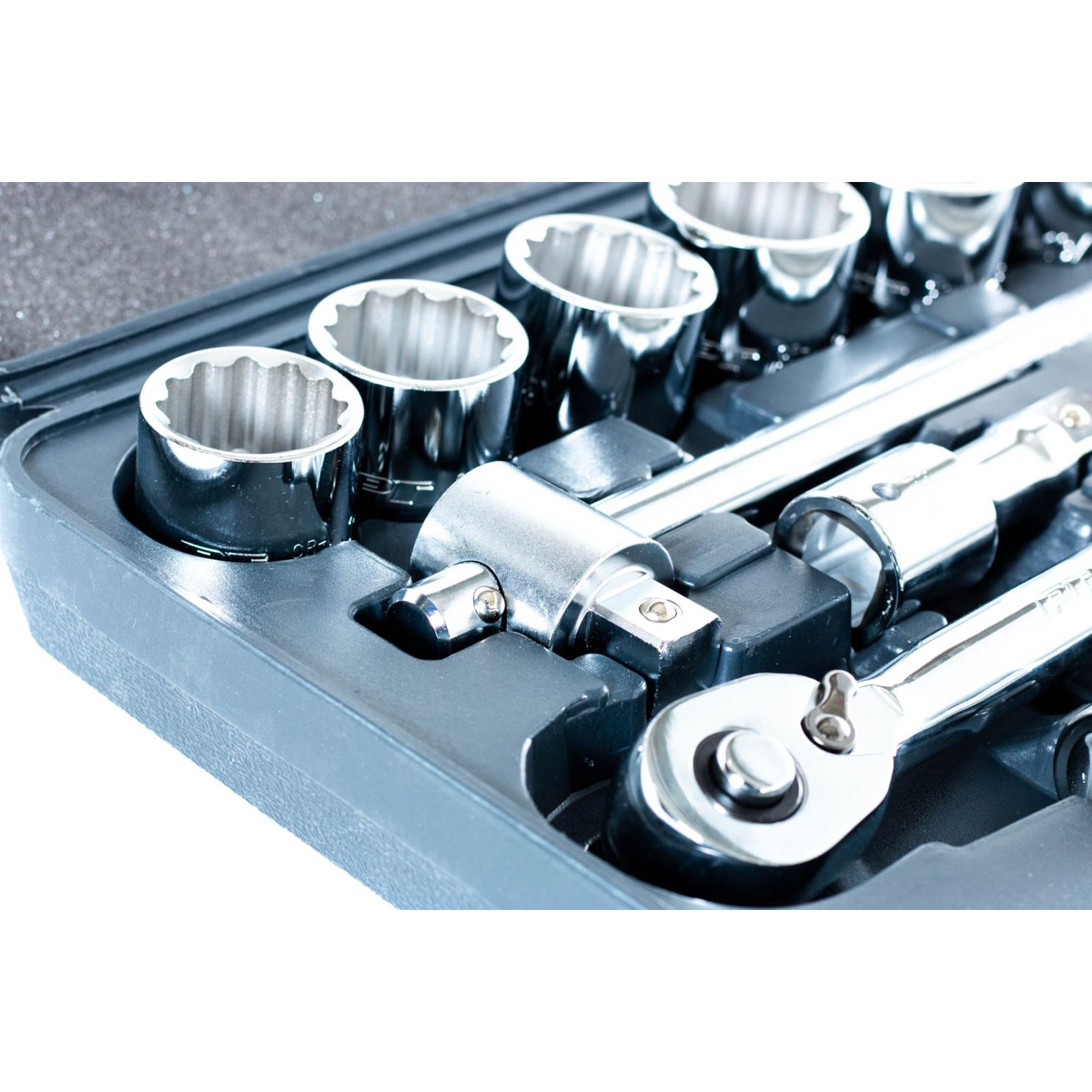 Performance Tool 21 Pc. SAE 3/4'' 12 Point Ratchet & Socket Set
