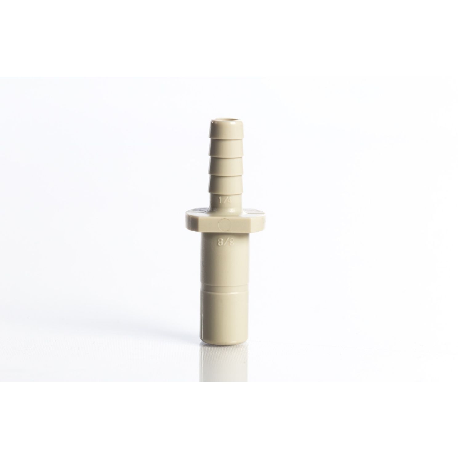 Push Connect Barb Connector 3/8" Stem OD to 1/4" Tube ID