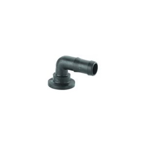 Norwesco 63117 3" Full Port Flange X 2" Hose Barb 90 Degree