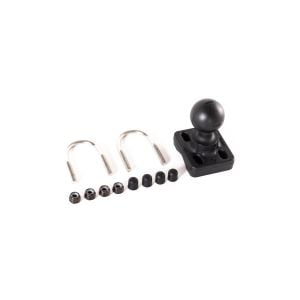 Ram 1.5" C Ball Mount Double U-Bolt Ball Base for 1" - 1.25" Rails RAM-235U