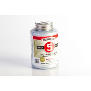 Rectorseal No. 5 Pipe Thread Sealant 1/4 Pint Can with Brush