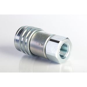 Pioneer FEM-501-8FP Flat Face Hydraulic Coupler Genuine OEM style