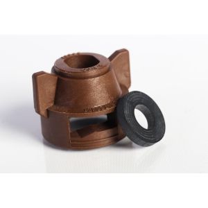 Teejet 114442A-7-CELR Brown Spray Tip Quick Cap with Gasket