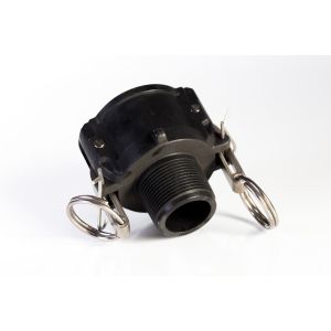 Norwesco 1-1/4'' Male Quick Coupler Hose Fitting Adapter