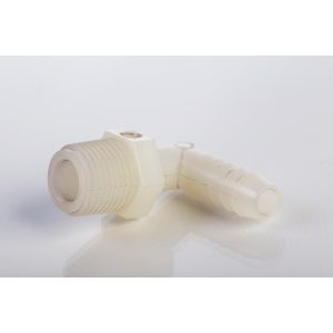 Valley 3/8'' MPT x 3/8'' HB Threaded Hose Barb Elbow