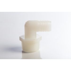 Valley 1'' MPT x 3/4'' HB Threaded Hose Barb Elbow