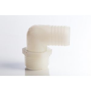 Valley 1'' MPT x 1'' HB Threaded Hose Barb Elbow