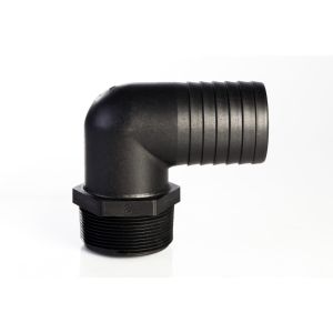 Sprayer 2'' MPT x 2'' HB Threaded Hose Barb Elbow