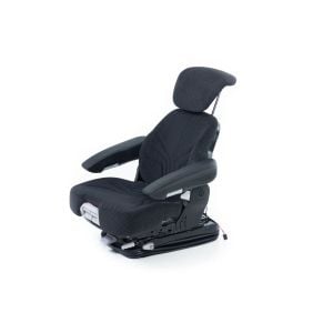 Grammer Air Ride Charcoal Cloth Tractor Seat Assembly MSG95741GRC