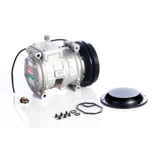 OE Denso A/C Compressor 10PA17C - 146mm, 1 Groove Clutch, 12V