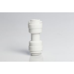 Polyconn Union Connector 1/4" Tube OD to 1/4" Tube OD