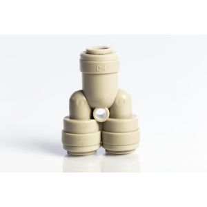 Polyconn Two Way Divider 1/4" Tube OD