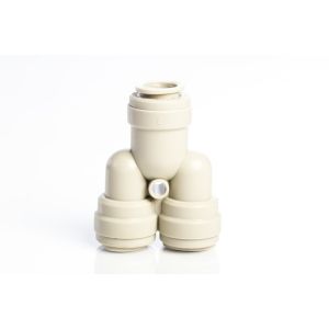 Polyconn Two Way Divider 3/8" Tube OD