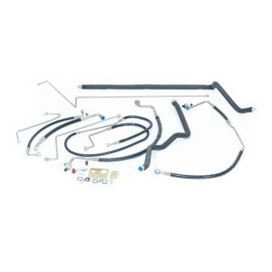 R134A 10 Piece A/C Hose and Steel Line Kit fits John Deere