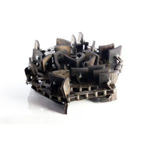 AH98032 Rubber Paddle Combine Return Grain Elevator Chain fits John Deere