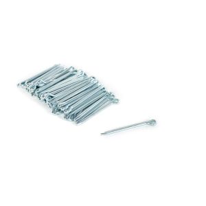 Hammerlock Cotter Pin, Steel, Zinc Finish, 0.172" Head Diameter, 5/32 x 2"