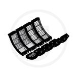 Kondex Combine KX7 Concave Complete Kit for Corn fits Case-IH 716-057