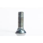 Plow Bolt, Grade 5, Flat #3 Head, Zinc Finish Steel, 7/16-14 x 1-1/2"