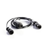 7 Pin Amphenol Adapter Cable to two 4 Pin Amp JD7-D2