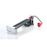 Bulldog 171401 Round Trailer Jack, Side Mount, 5,000 lbs. Lift Capacity, Topwind, Weld-On, 10 Inch Travel
