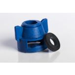 Teejet 114442A-4-CELR Blue Spray Tip Quick Cap with Gasket