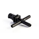 Teejet 18637-113-406-NYB 3/8'' Triple QuickJet Nozzle Body