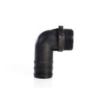 Sprayer 3'' MPT x 3'' HB Threaded Hose Barb Elbow