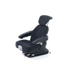 Grammer Air Ride Charcoal Cloth Tractor Seat Assembly MSG95741GRC