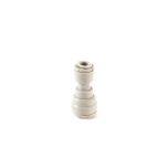 Push Connect Union Connector 3/8" Tube OD to 1/4" Tube OD