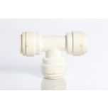 Push Connect Union Tee 3/8" Run OD to 3/8" Leg OD