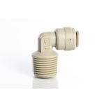 Push Connect Male Elbow 1/4" Tube OD to 3/8" NPTM Thread
