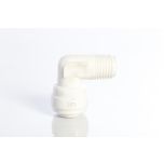 Push Connect Male Elbow 3/8" Tube OD to 1/4" NPTM Thread
