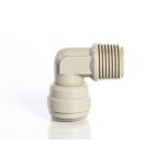 Push Connect Male Elbow 3/8" Tube OD to 3/8" NPTM Thread