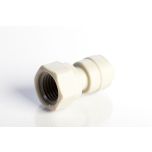 Push Connect Female Adapter 1/4" Tube OD to 1/4" NPTF Thread