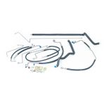 R134A 10 Piece A/C Hose and Steel Line Kit fits John Deere