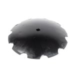 24" x 6.35mm Plain Cone Notched Disc Tillage Blade 1-1/4" Square x 1-1/2" Round