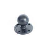 Ram 1.5" C Ball Adapter with Round Plate and Threaded Hole RAM-202CNSU