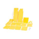 25' Yellow Poly Wear Shoe Skid Kit fits John Deere