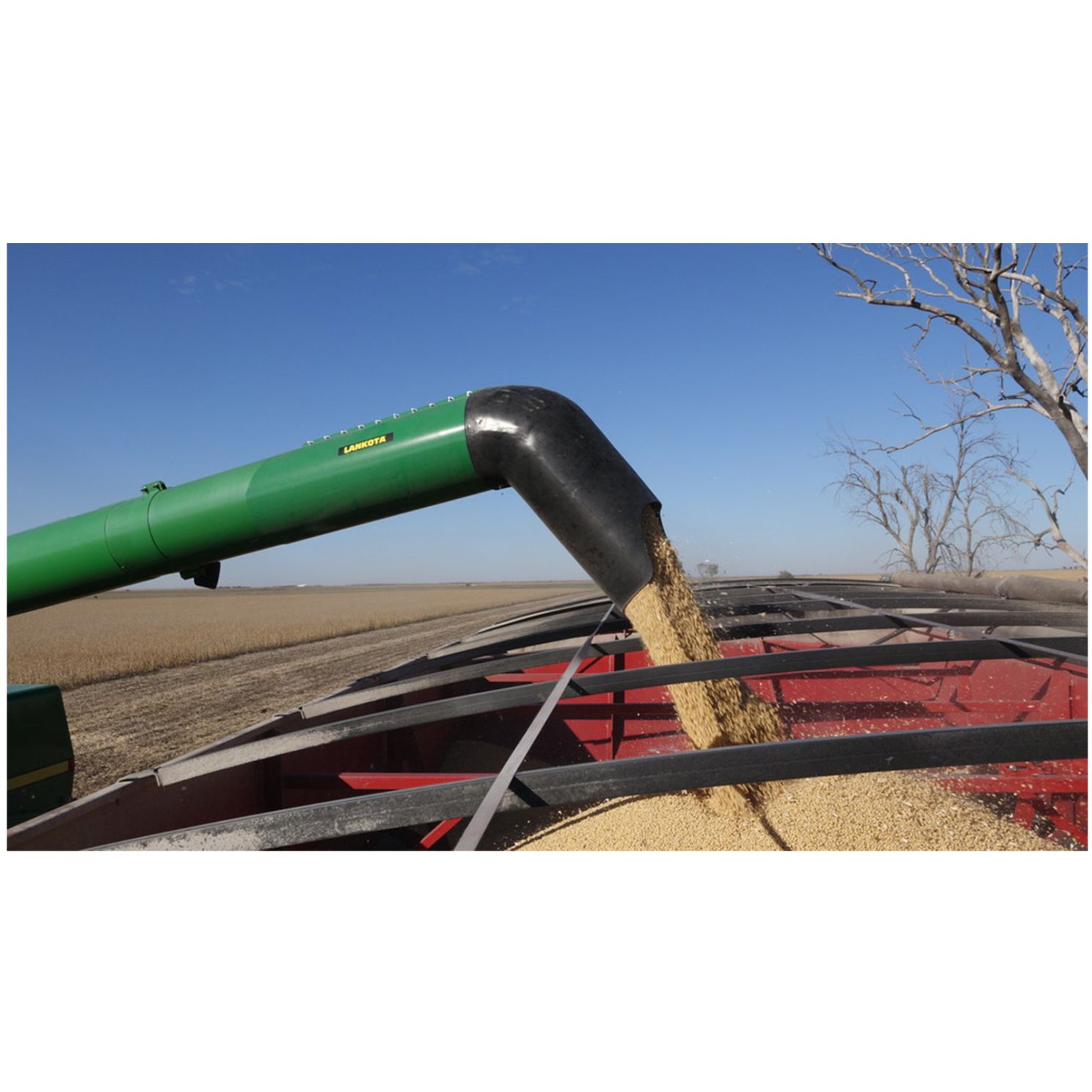 Lankota 13" Combine Unloading 3FT Auger Extender fits John Deere LANAUG702K