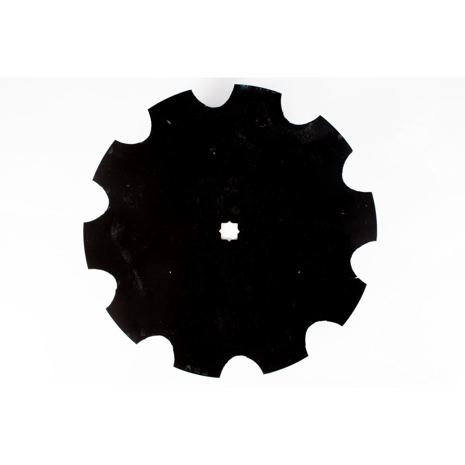 22" x 4.5mm Plain Cone Notched Disc Tillage Blade 1-1/8" x 1-1/4" Square