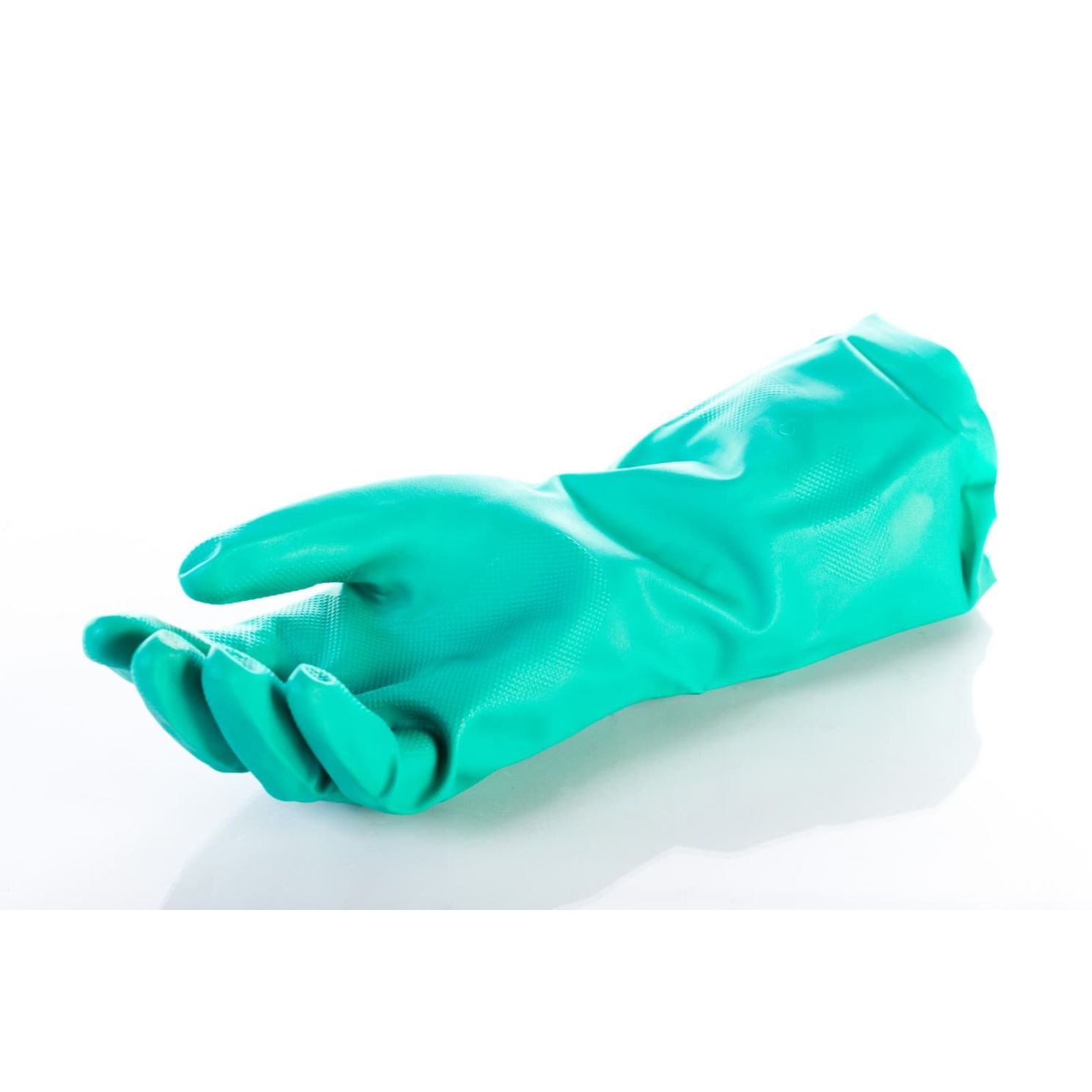 Kinco Green Nitrile Safety Gauntlet Gloves Large