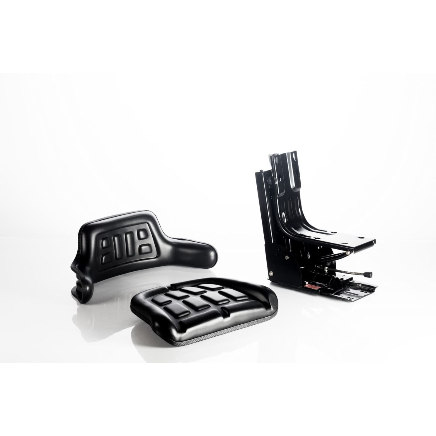 510-Universal Tractor Seat with Suspension - Black