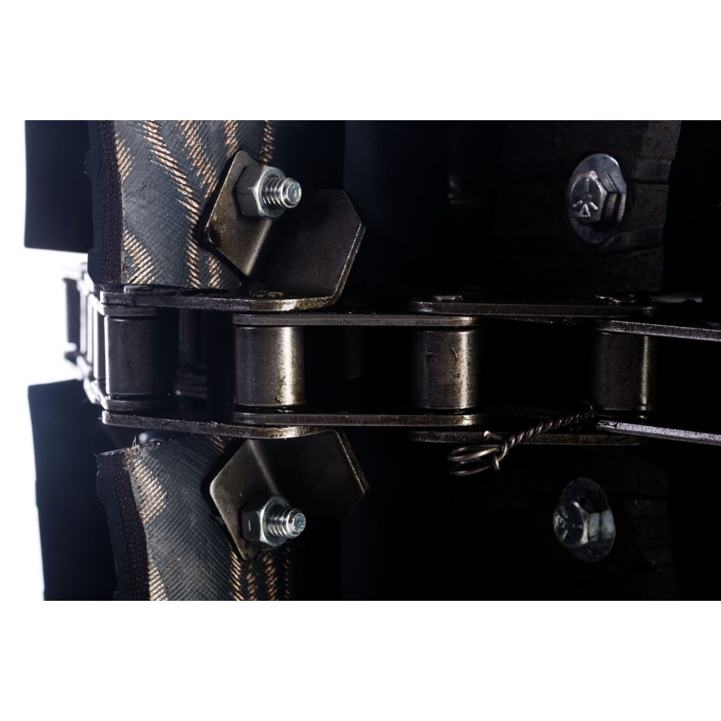 AH134818 Rubber Paddle Combine Clean Grain Chain fits John Deere