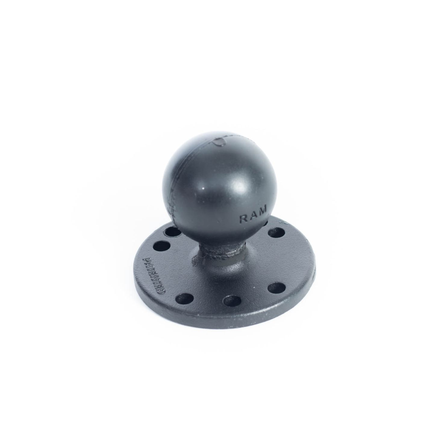 Ram 1.5" C Ball Adapter with Round Plate and Threaded Hole RAM-202CNSU