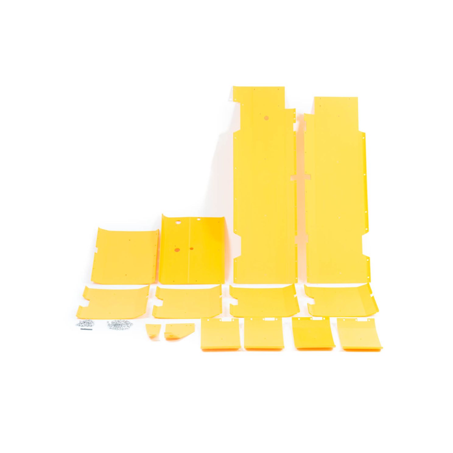 20' Yellow Poly Wear Shoe Skid Kit fits John Deere