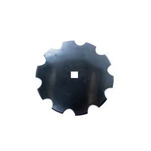 20" Plain Cone Notched Disc Blade (1-1/2" Square)
