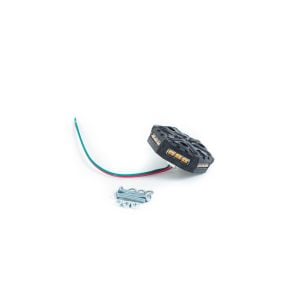 Microbright Amber LED Beacon Surface Mount Light AIG008-B112AX1