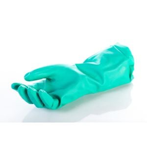 Kinco Green Nitrile Safety Gauntlet Gloves Large